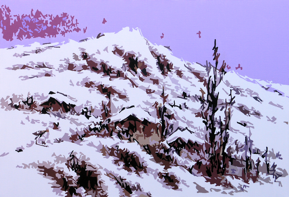 雪景, 2007, oil on canvas, 80 x116.7cm.jpg