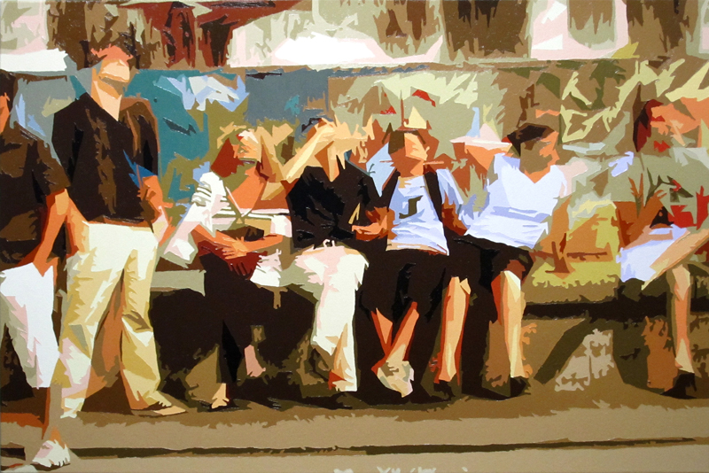 Seven People,2010.12.12, oil on canvas, 61x91.2cm(24x36).jpg