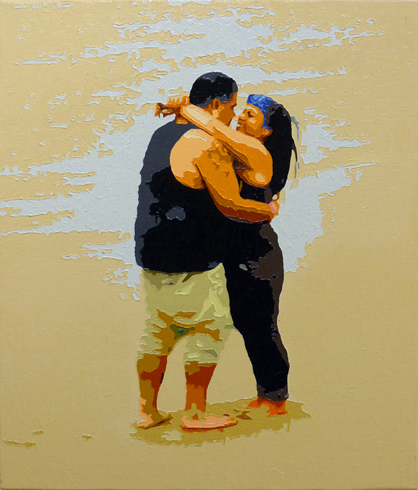 The Lovers, 20150424, Oil on canvas, 53.0 x 45.5cm.jpg