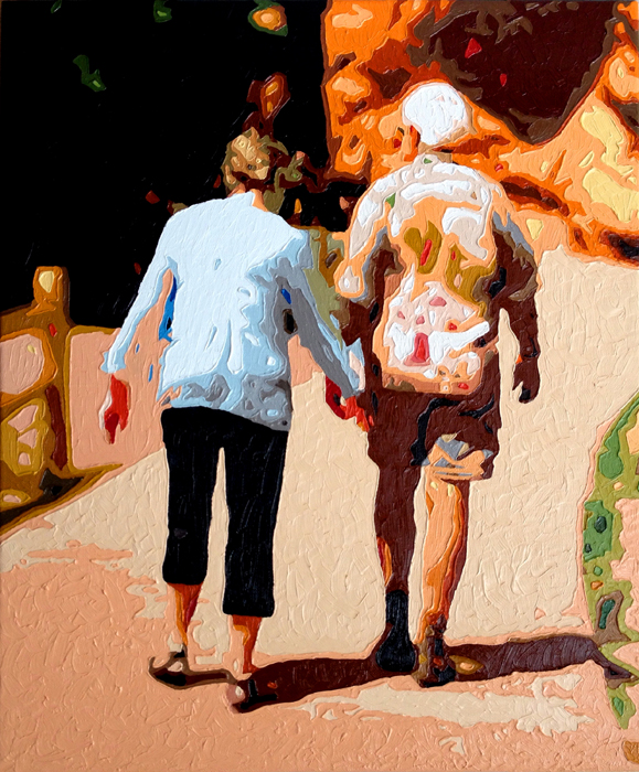 The Lovers, 20150430, Oil on canvas, 45.3 x 37.8cm.jpg