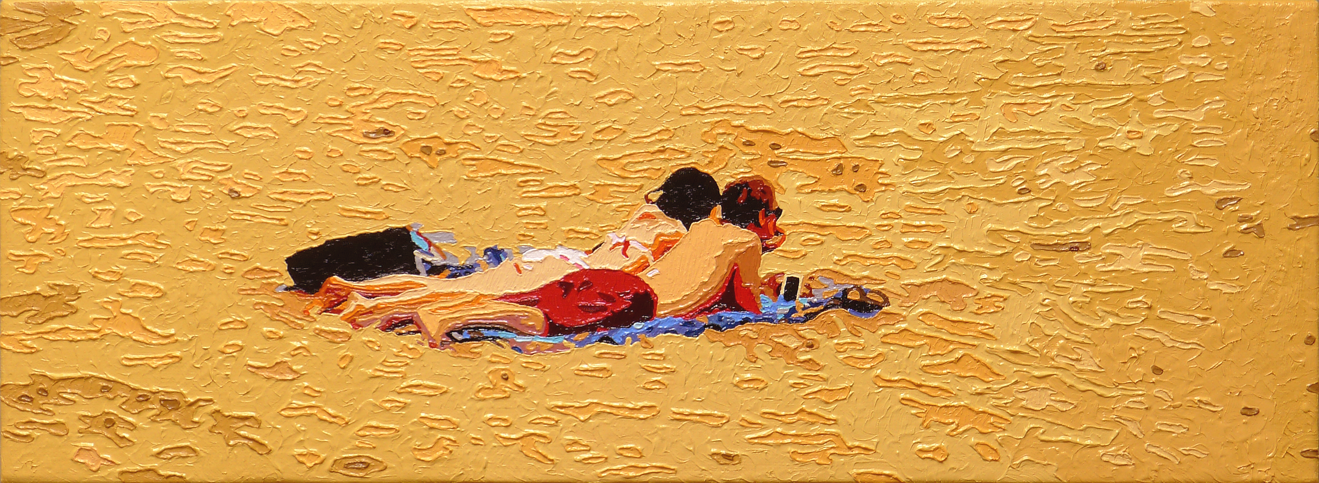 The Lovers, 20160630, Oil on canvas, 20.2 x 55.0cm.jpg